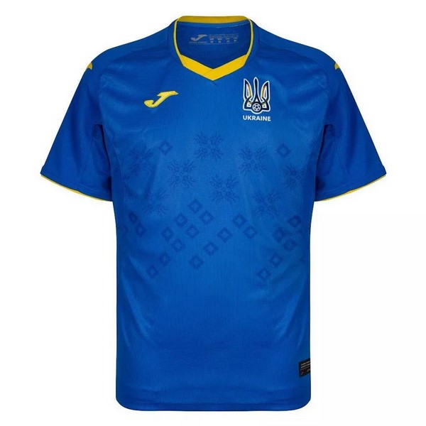 Tailandia Camiseta Ucrania Replica Segunda Ropa 2021 Azul